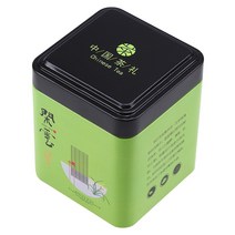 빈티지 주석 보관 상자 미니 철 용기 차 커피 캐디 광장 봉인 된 포장 캔 차 tinplate 컨테이너 상자 주최자, 비, 하나, 1개