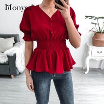 허리 스트링 블라우스 2