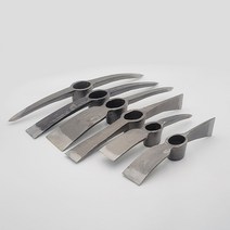 곡괭이 평 반평 양뿔 양날 조경 곡갱이 소형 중형 대형 6종, 중형 평곡괭이