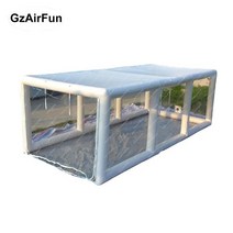 팽창식 차고 자동차 커버 페인팅 세차 쉼터 텐트 휴대용 스프레이 페인트 부스 텐트 판매, 11.GRAY - 5.5X2.8X2M