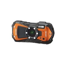 리코 방수 디지털 카메라 WG-80, Orange_Camera Only