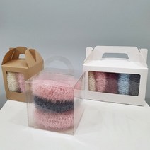 [방산소년단] 호빵수세미 손잡이상자 50개 / 상자만 판매, PET 손잡이 10.5x10.5x13.5