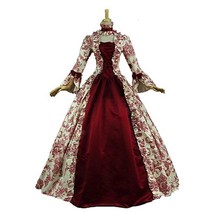 중세시대드레스 왈츠 원피스 서양 귀족 드레스 19세기 유럽 ​​ 빅토리아 여왕 공주