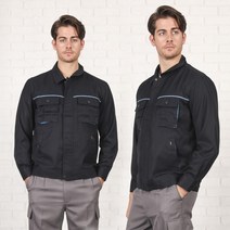 남자 작업복 상의 춘추복 남성 자켓 단체 AC822J, AC822J_네이비