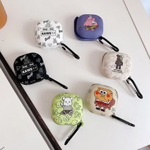 갤럭시 버즈 buds 버즈프로 버즈라이브 버즈2 일러스트 캐릭터 곰돌이 토끼 우주인 컬러 실리콘 케이스, ugb0064 별가사리