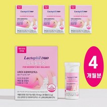 락토필듀오 170mg x 30캡슐 x 3+1박스 여성 질 임산부 유산균 UREX 프로바이오틱스영양제 4개월분, 락토필듀오 170mgx30캡슐 x 4박스