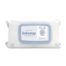 베베숲 저자극 센시티브 엠보싱 물티슈 캡형, 6팩, 80매