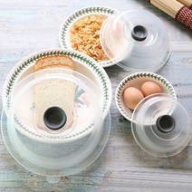 [624C]전자레인지 음식덮개 냉장고 위생보관 푸드커버 3P★포장훼손반품불가★, 이상품**그레이