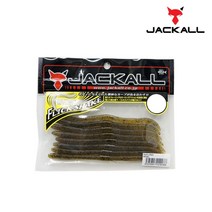 쟈칼 플릭쉐이크 사이트매직 투톤 3.8인치 배스낚시웜, 203011_SK그린펌프킨블루블랙