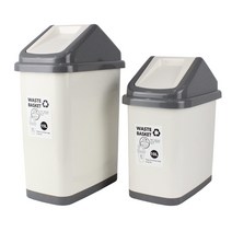 한진 직사각휴지통, 화이트 10리터