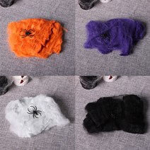 할로윈장식 거미줄20g 데코 공포소품 파티용품 할로윈캠핑 포토존 가게인테리어, 퍼플