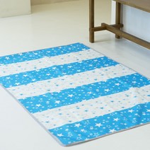 방수시트(패턴)랜덤발송 병원 요양병원 침대 방수시트 쿨매트 간편오염제거 방수패드