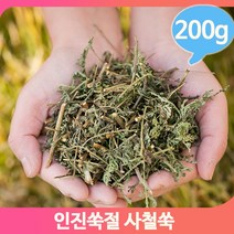 건조 사철쑥 어린줄기잎 200g 인진쑥절 쑥차 고품질, 1개