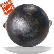 무쇠 솥뚜껑 삼겹살 불판 전골 구이 조선 그리들 식당 업소 가정용 전통 주물생산, L대형 (지름38cm 깊이6cm)