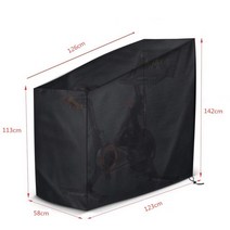 실내 자전거 사이클 VR 경주 게임 스피닝 바이크 실외용 운동용 또는 회전 커버. 보호 커버 가구 방수 커버, 01 black