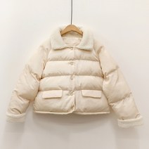 카라 루즈핏 웰론 여성 숏패딩