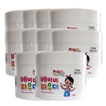 다누리 캐리와 장난감친구들 베이비파우더, 80g, 10개