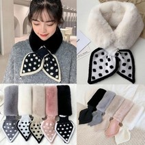 머플러 니트 쁘띠 여성 뽀글이 목도리 양털