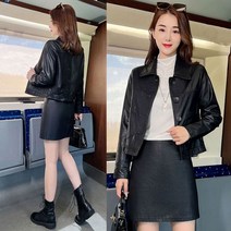 가죽조끼 가죽자켓 라이더자켓 레더자켓 빈티지 포트나그랑 베스트 코트 여 2022 가을 패션 감령 멋쟁이 PU 가죽 조끼