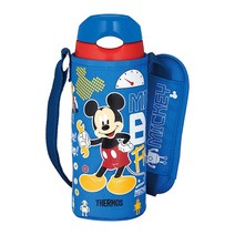 써모스 빨대 보온병 400ml 진공 단열 경량 물통 보냉병 FHL-402FDS BL-R