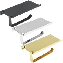 BA302 선반 휴지걸이(골드 실버 블랙), 실버(10000원)