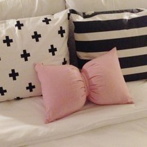 [바보사랑] 러블리 리본쿠션, 상세 설명 참조