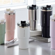 빨대 대용량 보온 보냉 스포츠 쉐이크 텀블러 콜드컵, 600ml 메탈