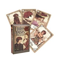 타로책 스프레드천 동양 카드 종류 예쁜 초보 세트 le tarot 최신 클레어 드 레노맨드 오라클 운명 운세 타로 보드 게임 성인 및 용 온라인 가이드북 포함, Black