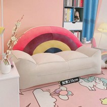 소파 편한소파 쇼파 침실 모던한 심플한 소파 더블 거실 아파트 기숙사 렌탈 하우스 침대 가정용 가구, 03 White    135CM