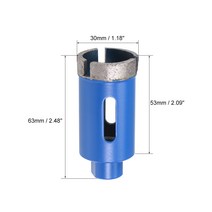 기리 드릴날 Uxcell-소결 다이아몬드 코어 드릴 비트 30mm 벽돌 콘크리트 구멍 톱, 01 30mm