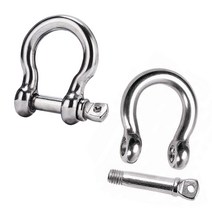 스텐 샤클 샥클 sus304 쇠사슬체인 와이어로프 U자형 고정 연결고리 걸이, 스텐샤클, 스텐샤클 8mm
