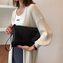 여성 에나멜 악어무늬 핸드백 클러치백 TQ222Z