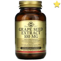 Solgar 솔가 포도씨 추출물 100mg 60캡슐, 1개