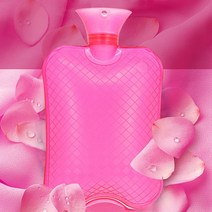 물샘방지 보온팩 물주머니 온수 핫팩 찜질기, 2000ML 레드
