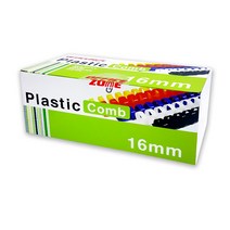 오피스존 제본용 플라스틱링 16mm 100개입 제본링, 흰색