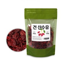 전남구례 건 산수유 마른 건조 말린 생과 열매 효소 효능 효과 500g/1팩, 1개