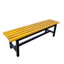 나무 벤치 목욕탕 평상 사우나 의자 대기실 수영장, 4~5인용  월너트색 1.5미터