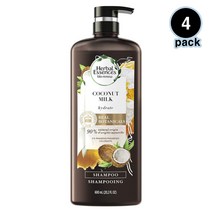 허벌에센스 바이오리뉴 코코넛밀크 천연샴푸 600ml4팩