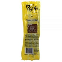Primal Spirit Foods Primal® 스트립 고기 없는 육포 간장 텍사스 BBQ 1온스