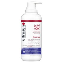 ultrasun 50+SPF Extreme 예민한피부용 장기간 지속력 내수성 젤선크림 물놀이용 400ml 1개
