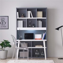 동서가구 착불 피츠 엘 1200 LED 정면책상 DF918061, 그레이