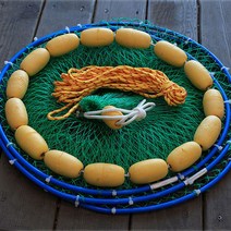 해우공방 프리미엄 3단 부력망 살림망 이중와이어 구조