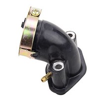 GOOFIT 90 Degree Bent Intake Manifold Pipe for GY6 49cc 50cc ATV Scooter Moped null, 1, 50CC Intake Manifold