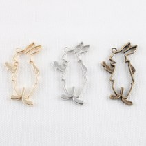 리틀핑거 레진공예 레진프레임 엘리스토끼, 골드