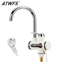 전기 순간 미니 온수기 atwfs Instant tankless water heater tap 수도꼭지 주방 업소용 가정용 캠핑 온수기, 큰 아래의 디지털