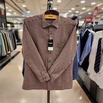 레노마 SH04 미디움 체크 기모 일자 남방 RMWSGP-304-BW-5555