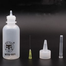 50ml 액체 플럭스 알코올 오일 디스펜서 플라스틱 핸드 보틀 클리너 빈 전자 병 2개, 2PC