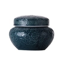 군청 당초 밀폐단지500g 현관 소금단지 항아리 고추장 된장 단지, 군청당초밀폐단지500g