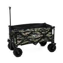 아웃도어 접이식 캠핑 웨건 폴딩 카트 카모웨건 캠핑왜건 오프로드웨건 밀리터리 캠핑용웨건, 타이거 카모 (재고 한정)