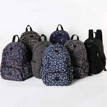 코지 여자 다양한 무늬 디자인 중년 가벼운 멀티 백팩